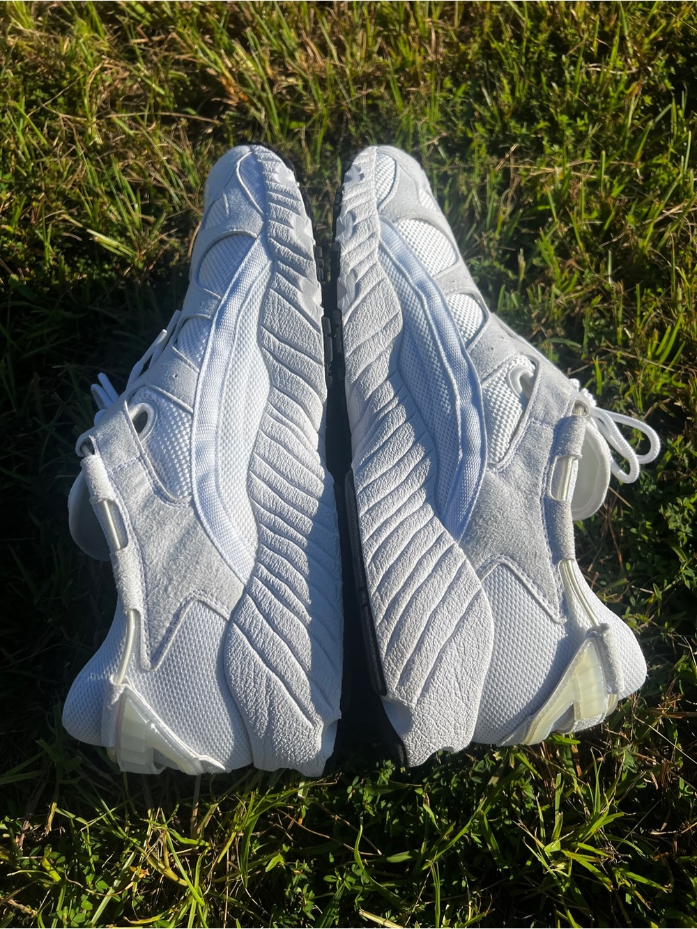 NEW Asics size 14 Mens Gel Mai White Japenese Text shoes - Picture 7 of 16